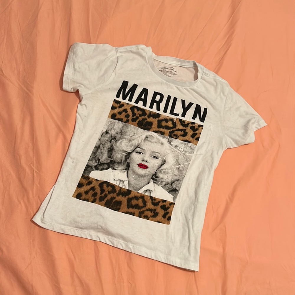 Marilyn Monroe leopard Tshirt